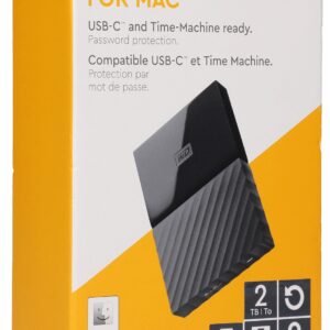 WD My Passport for Mac - 2TB USB-C External Hard Drive