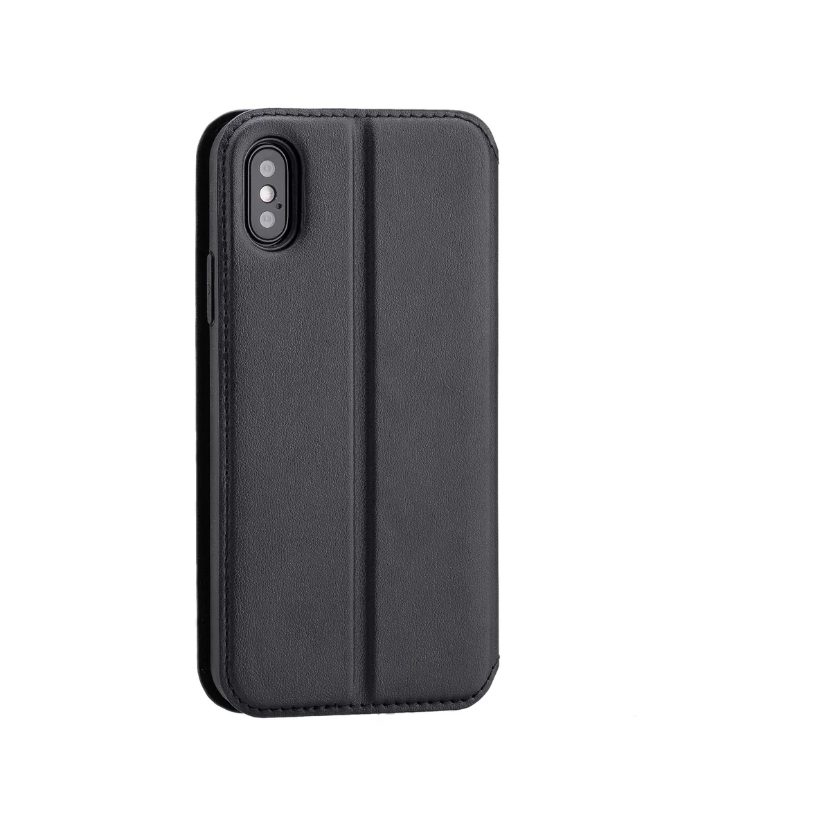 IPHONE X/XS CASE 3SIXT SLIMFOLIO BLACK - Image 3