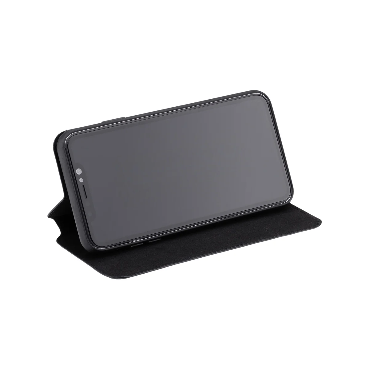 IPHONE X/XS CASE 3SIXT SLIMFOLIO BLACK - Image 4